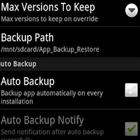 App Backup & Restore screenshot